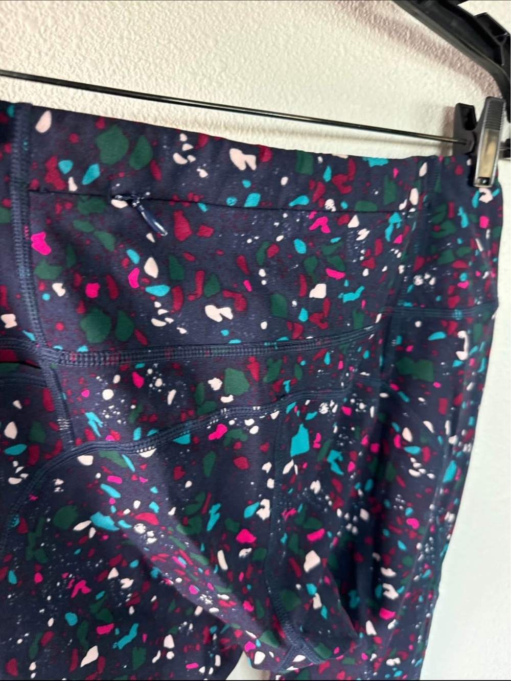 Sweaty Betty Power 7/8 High Rise Stretch Leggings Multi Stipple Print Women’s 6 - Picture 8 of 10